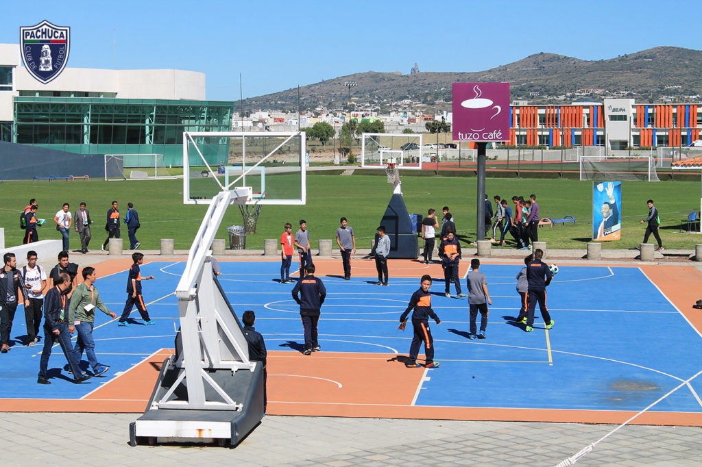Cancha deportiva de baloncesto