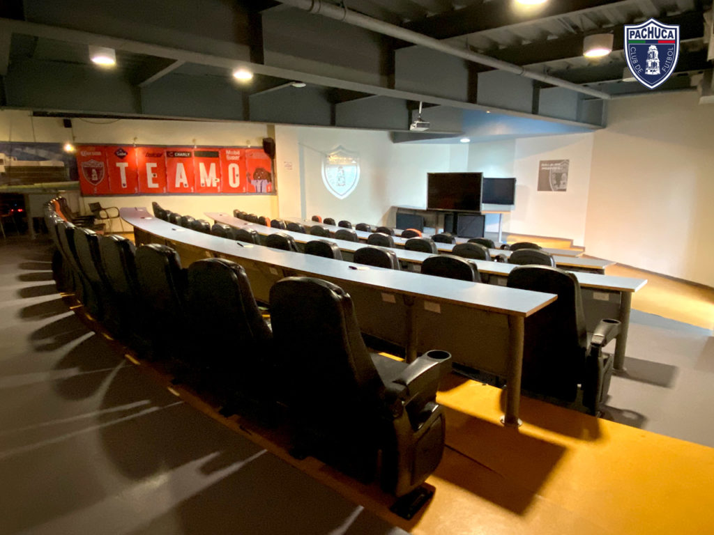 Sala de prensa del Pabellón