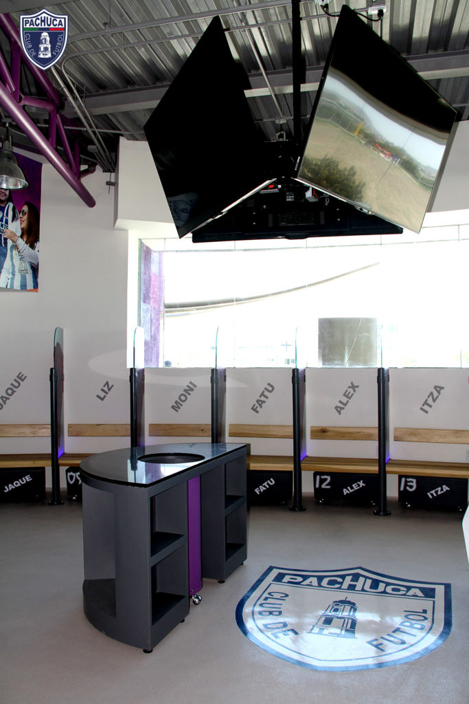 Vestidores para equipo femenil